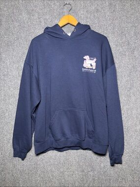 Navy Graphic Hoodie